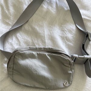 Lululemon Athletica Gray Belt Bag with Adjustable Strap
